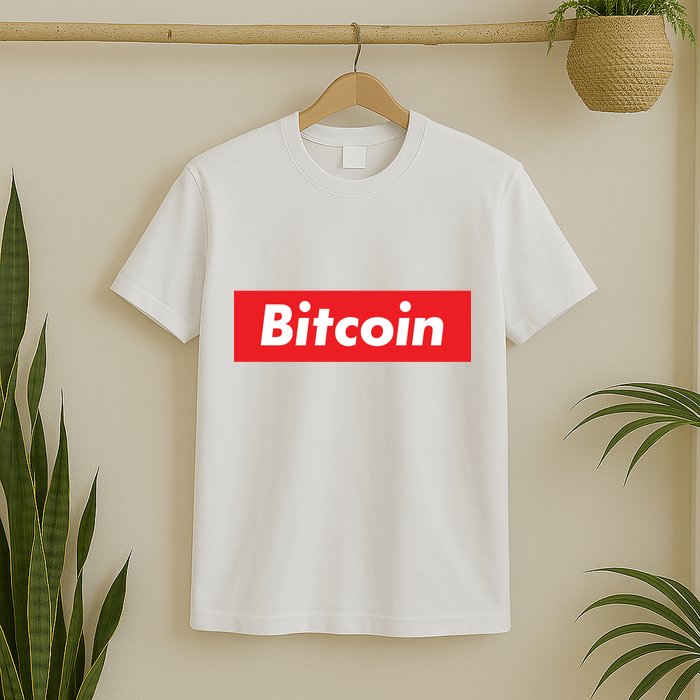 Bitcoin Red Box Logo T-Shirt