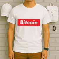 Bitcoin Red Box Logo T-Shirt