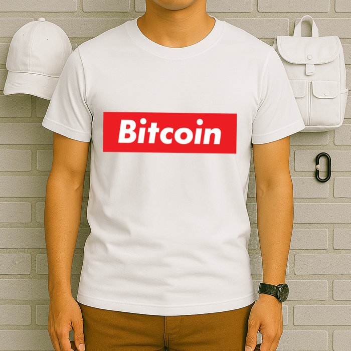 Bitcoin Red Box Logo T-Shirt
