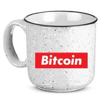 Bitcoin Red Box Logo 15oz Campfire Ceramic Mug