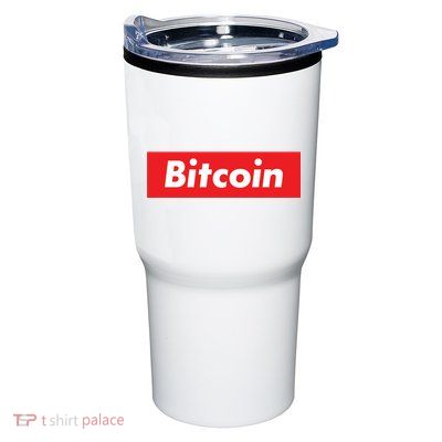 Bitcoin Red Box Logo Tumbler