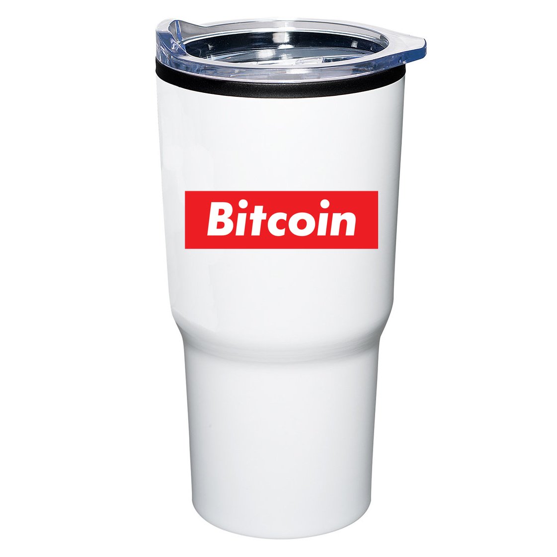 Bitcoin Red Box Logo Tumbler