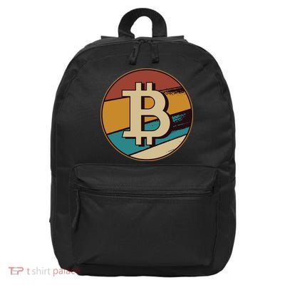 Bitcoin Retro Logo 16 in Basic Backpack