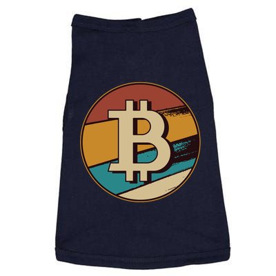 Bitcoin Retro Logo Doggie Tank