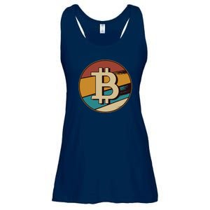 Bitcoin Retro Logo Ladies Essential Flowy Tank