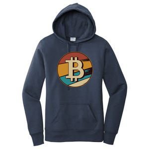 Bitcoin Retro Logo Women's Pullover Hoodie