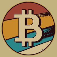 Bitcoin Retro Logo Performance Shirt