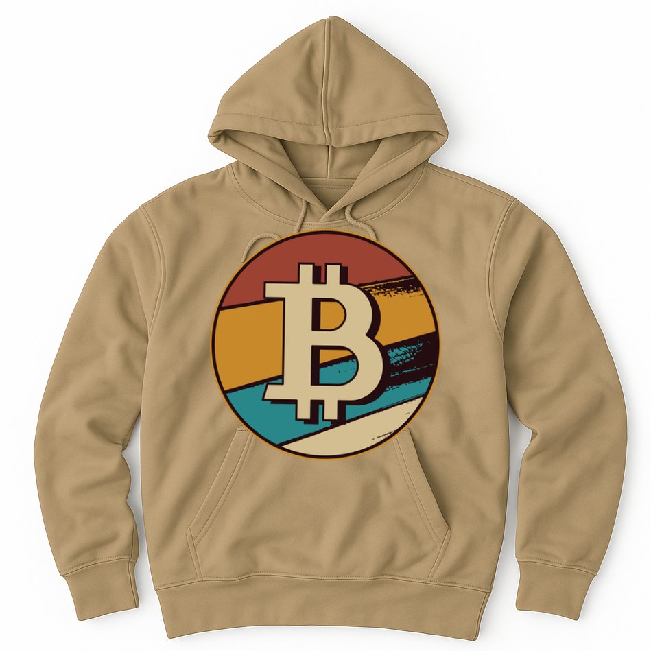 Bitcoin Retro Logo Hoodie