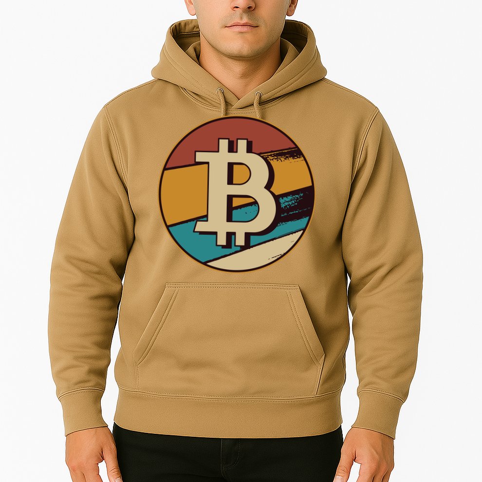 Bitcoin Retro Logo Hoodie