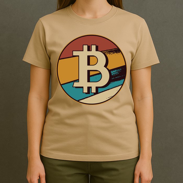 Bitcoin Retro Logo T-Shirt