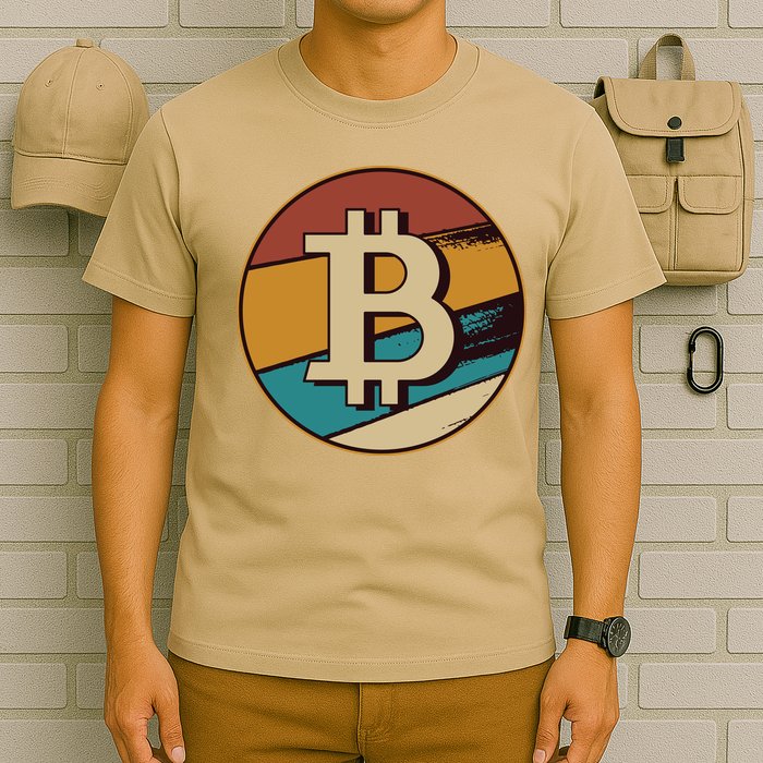 Bitcoin Retro Logo T-Shirt