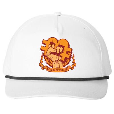 Bitcoin Revolution Snapback Five-Panel Rope Hat