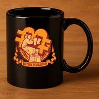 Bitcoin Revolution 11oz C Handle Ceramic Mug