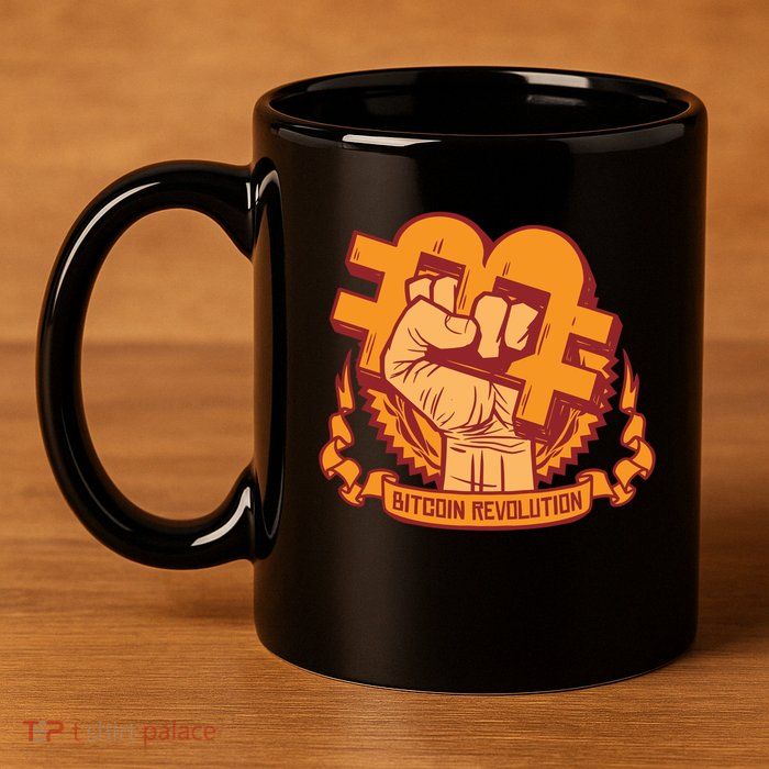 Bitcoin Revolution 11oz C Handle Ceramic Mug