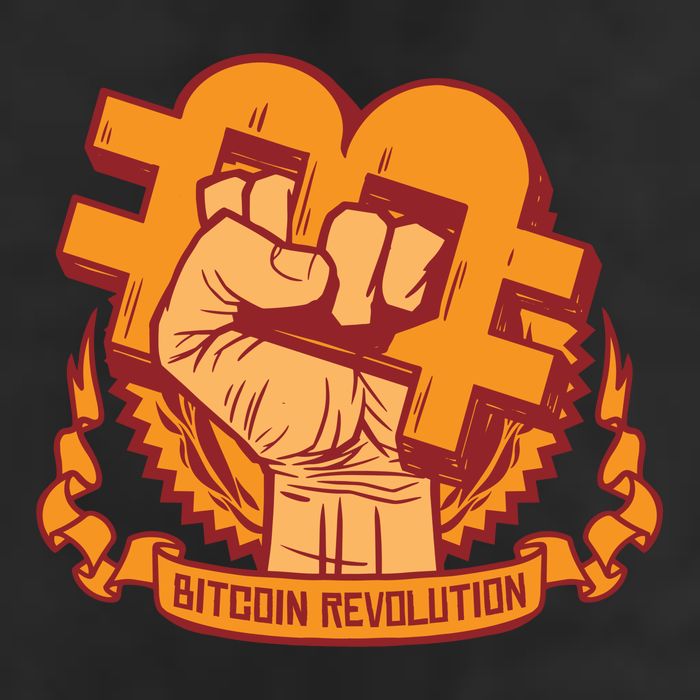 Bitcoin Revolution Golf Towel