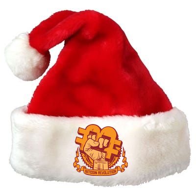 Bitcoin Revolution Premium Christmas Santa Hat