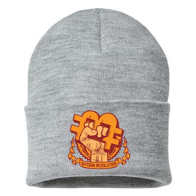 Bitcoin Revolution Sustainable Knit Beanie