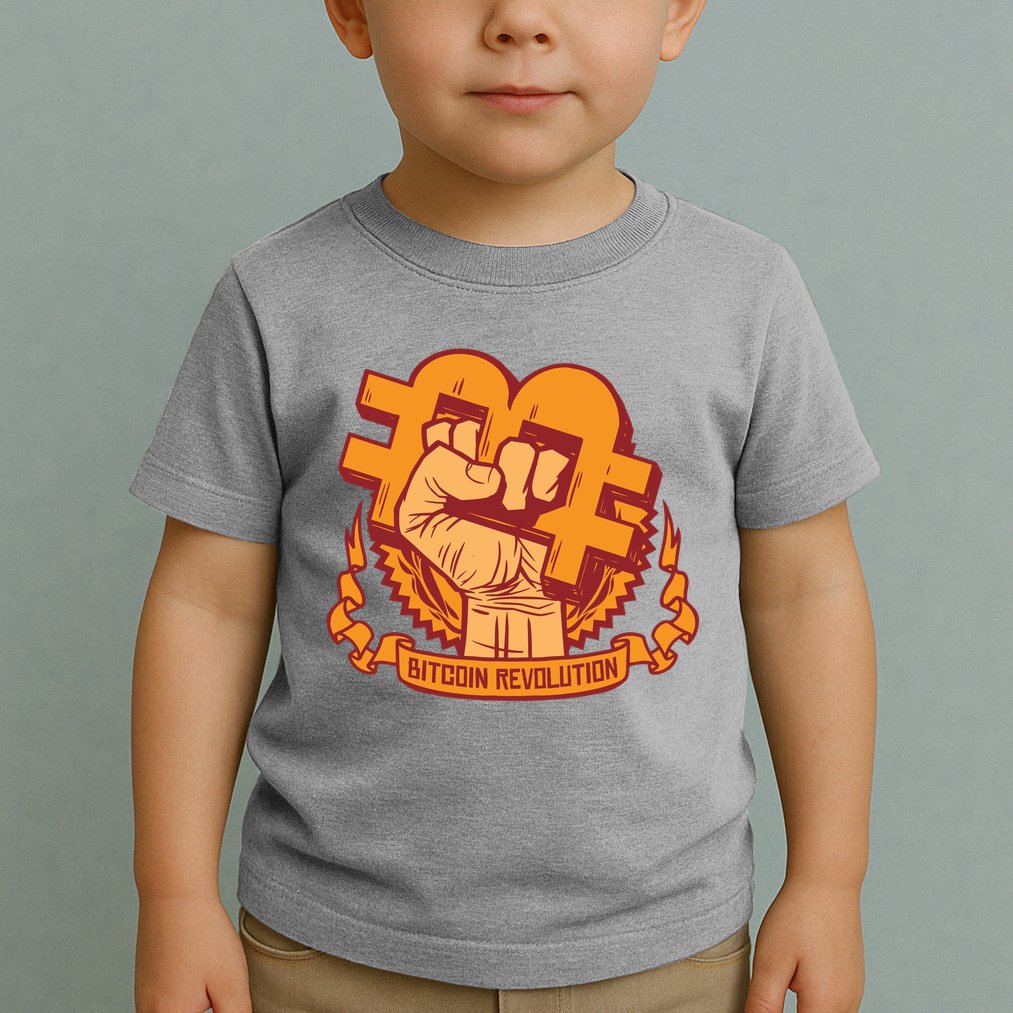 Bitcoin Revolution Toddler T-Shirt