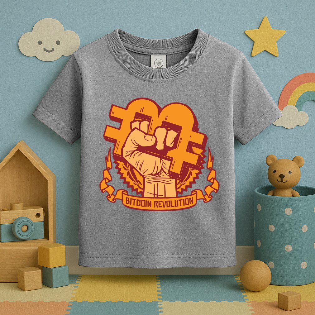 Bitcoin Revolution Toddler T-Shirt
