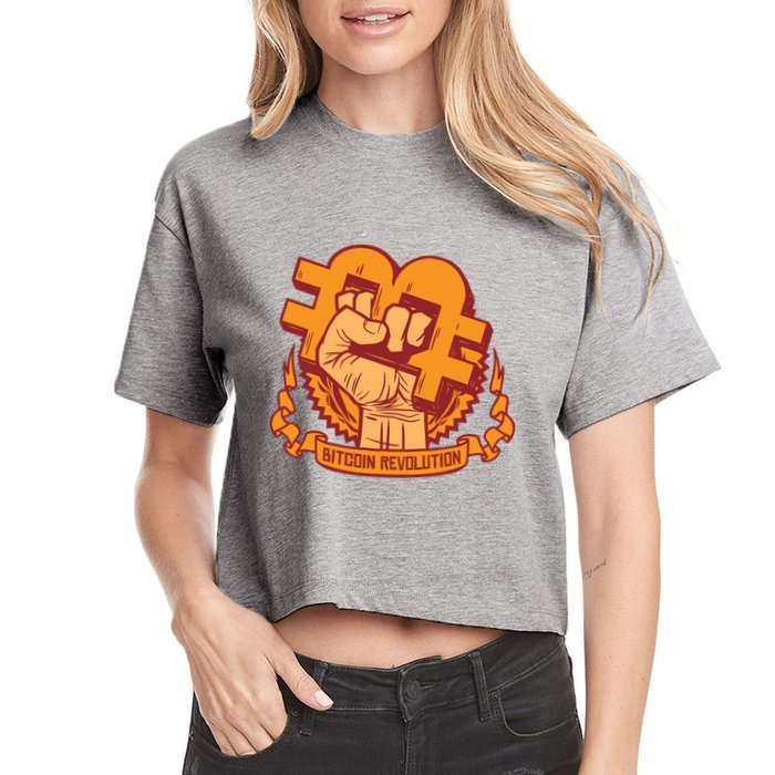 Bitcoin Revolution Crop Top