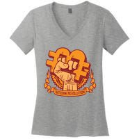 Bitcoin Revolution Women's V-Neck T-Shirt