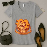 Bitcoin Revolution Women's V-Neck T-Shirt