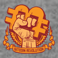 Bitcoin Revolution Women's V-Neck T-Shirt