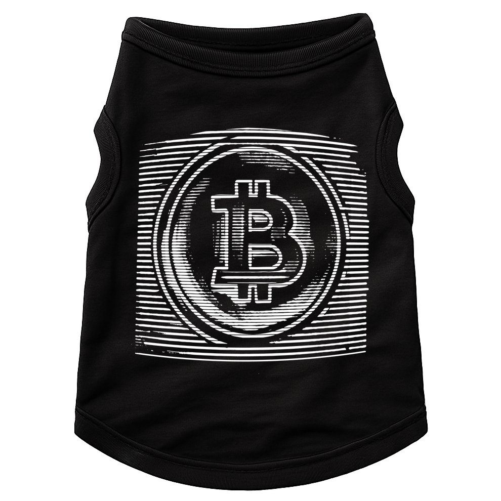 Bitcoin Static Logo Doggie Tank