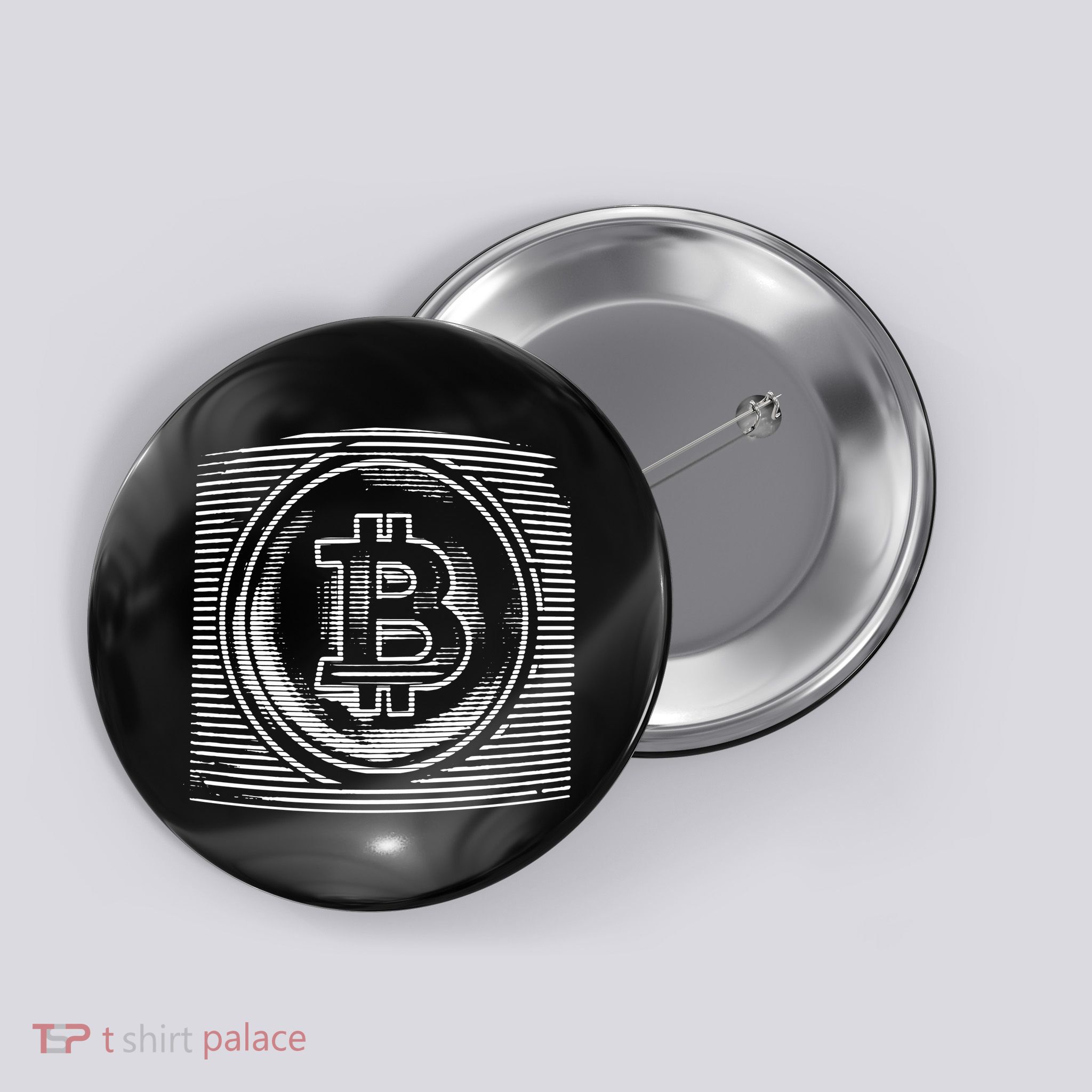 Bitcoin Static Logo Button
