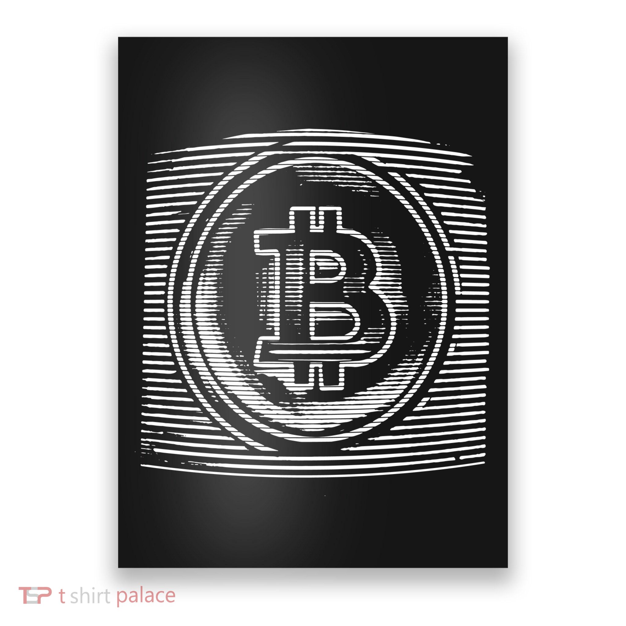 Bitcoin Static Logo Poster
