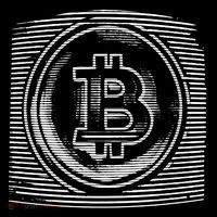 Bitcoin Static Logo Baby Bodysuit