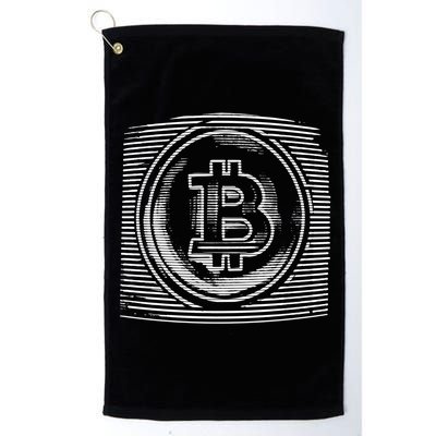 Bitcoin Static Logo Golf Towel