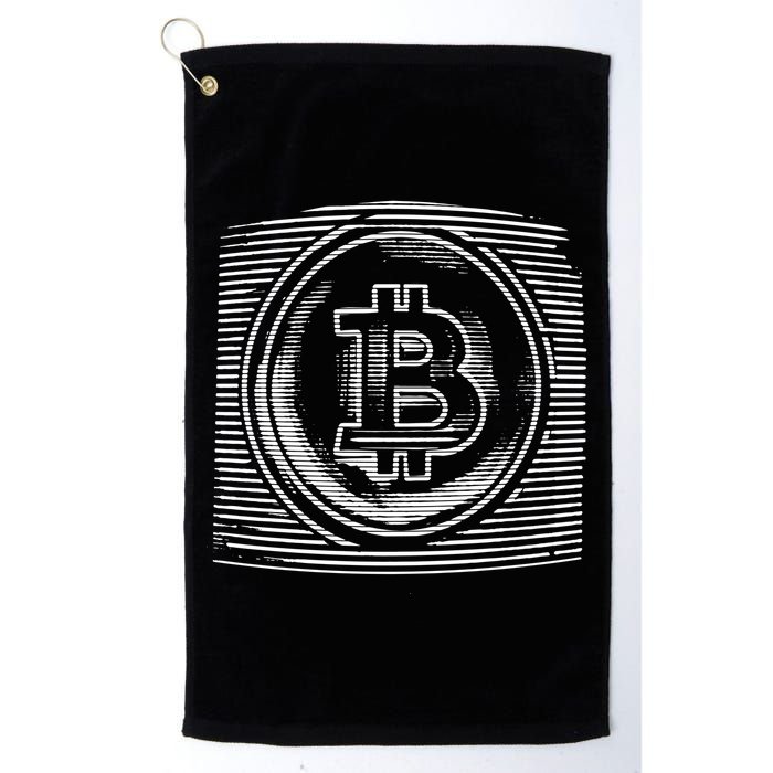 Bitcoin Static Logo Golf Towel