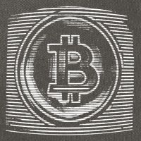 Bitcoin Static Logo Cotton Canvas Backpack
