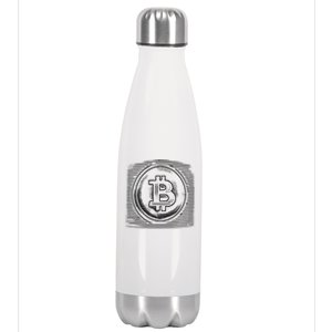 Bitcoin Static Logo Stainless Steel Insulated Water Bottle