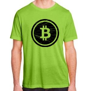 Bitcoin Symbol Adult ChromaSoft Performance T-Shirt