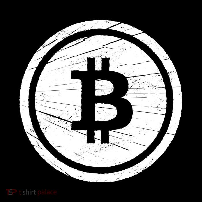 Bitcoin Symbol Drawstring Bag