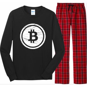 Bitcoin Symbol Long Sleeve Pajama Set