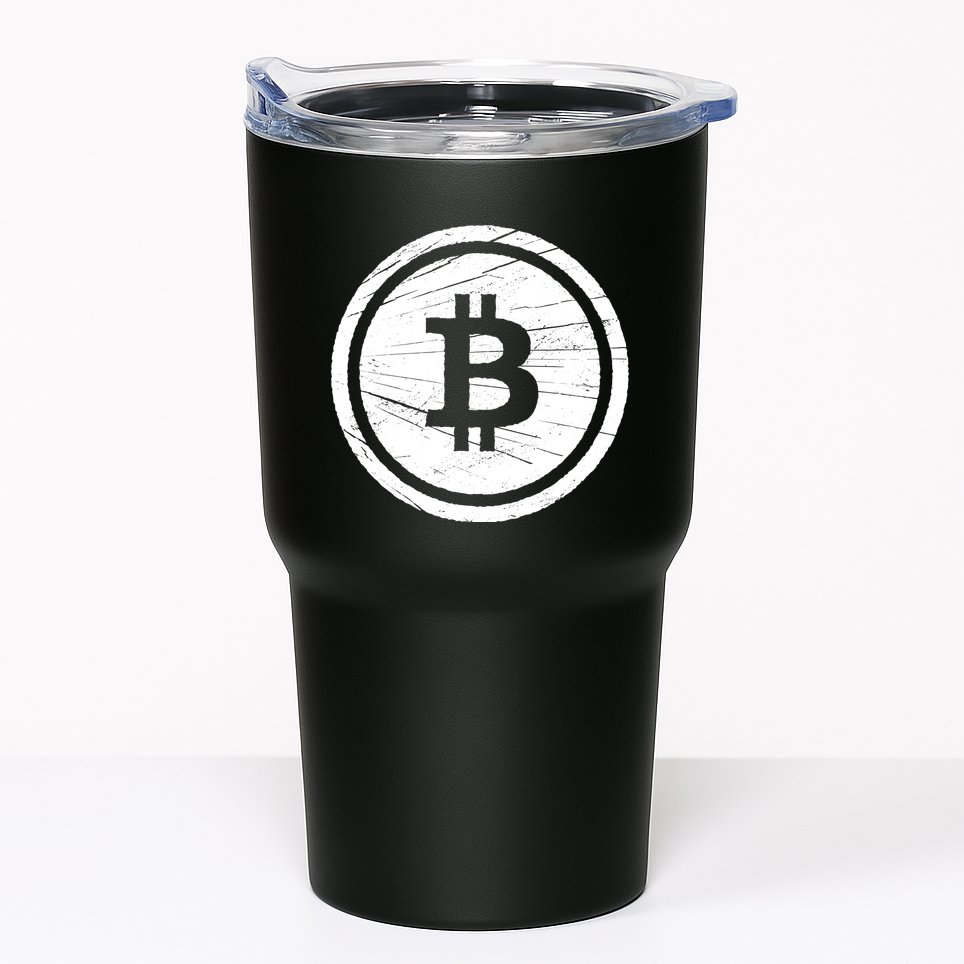 Bitcoin Symbol Tumbler
