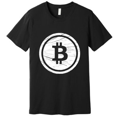 Bitcoin Symbol Premium T-Shirt