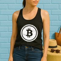 Bitcoin Symbol Womens Tank Top