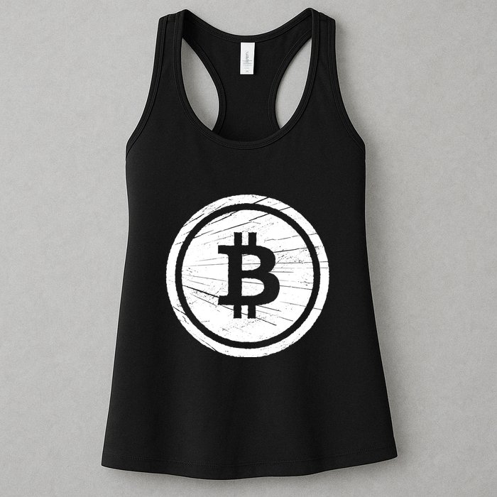 Bitcoin Symbol Womens Tank Top