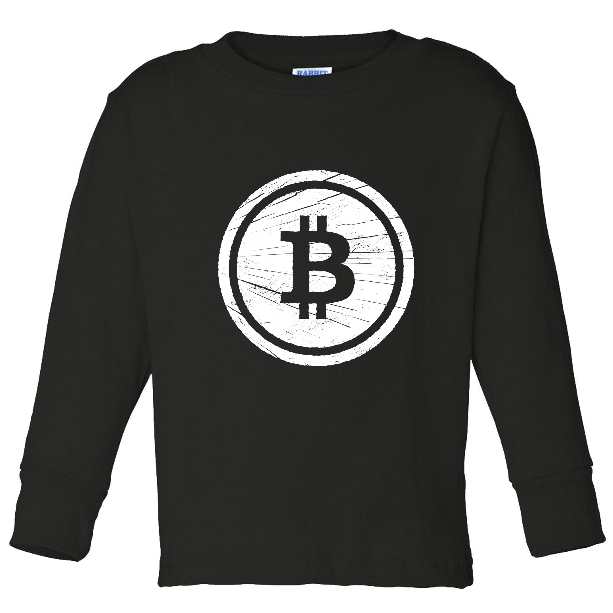 Bitcoin Symbol Toddler Long Sleeve Shirt