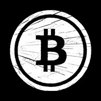 Bitcoin Symbol Cropped Pullover Crew