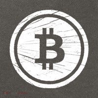 Bitcoin Symbol Cotton Canvas Backpack