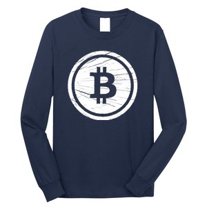 Bitcoin Symbol Long Sleeve Shirt