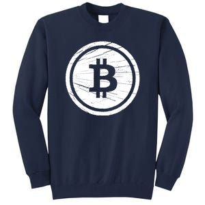 Bitcoin Symbol Tall Sweatshirt