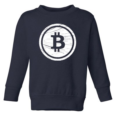 Bitcoin Symbol Toddler Sweatshirt