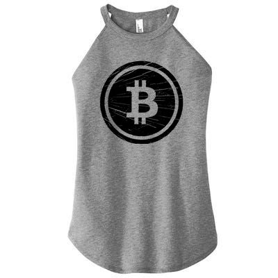 Bitcoin Symbol Women’s Perfect Tri Rocker Tank