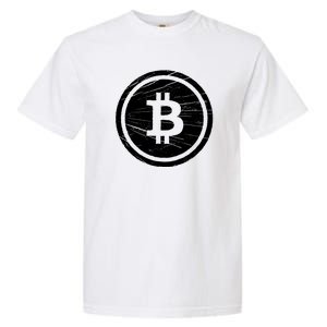 Bitcoin Symbol Garment-Dyed Heavyweight T-Shirt